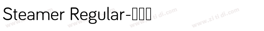 Steamer Regular字体转换
